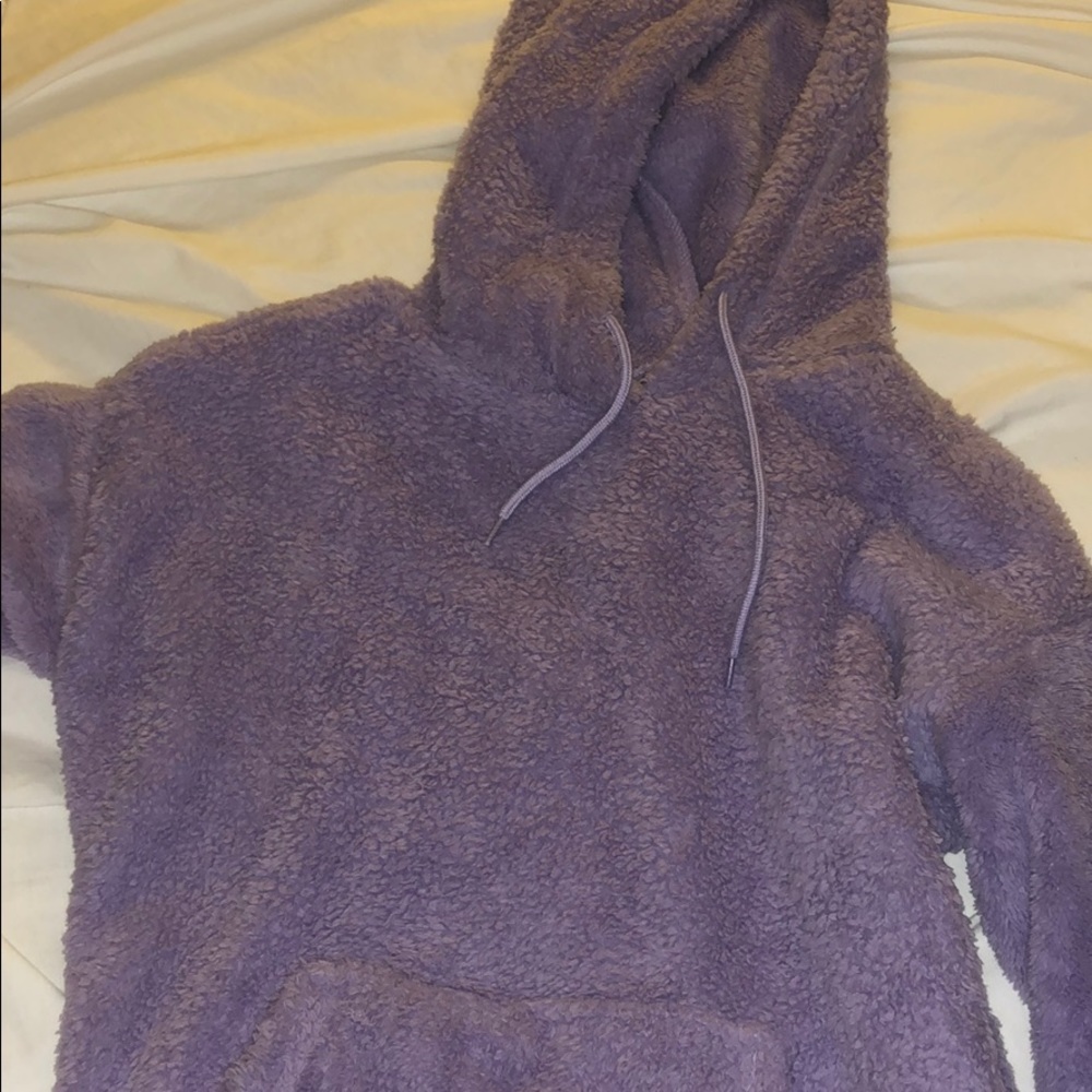 Teddy purple lilac hoodie